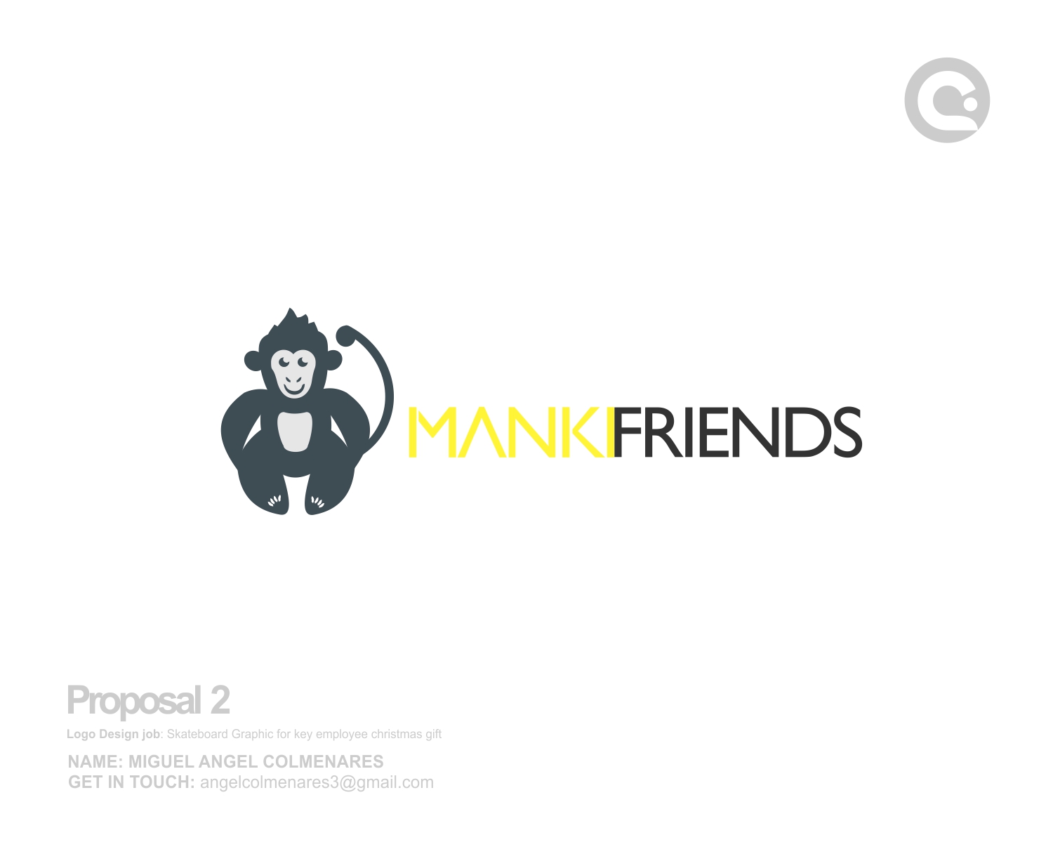 Logo Design by angelcolmenares3 for manki friends | Design #13311464