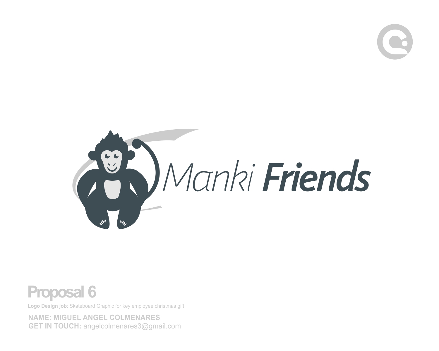 Logo Design by angelcolmenares3 for manki friends | Design #13311572