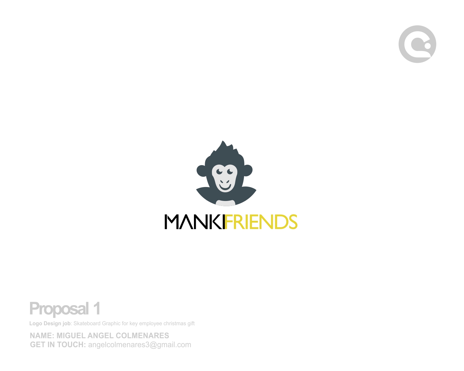 Logo Design by angelcolmenares3 for manki friends | Design #13319517