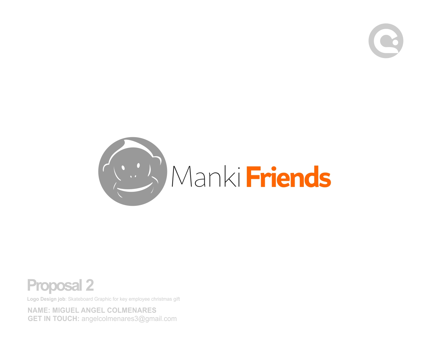 Logo Design by angelcolmenares3 for manki friends | Design #13319518