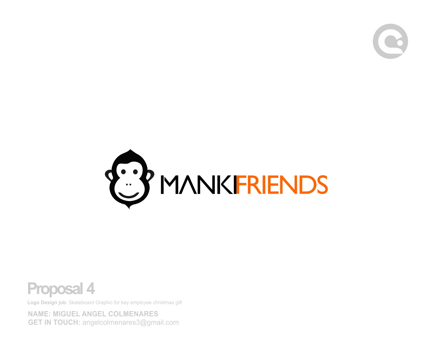 Logo Design by angelcolmenares3 for manki friends | Design #13319521