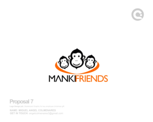 Logo Design by angelcolmenares3 for manki friends | Design: #13319550