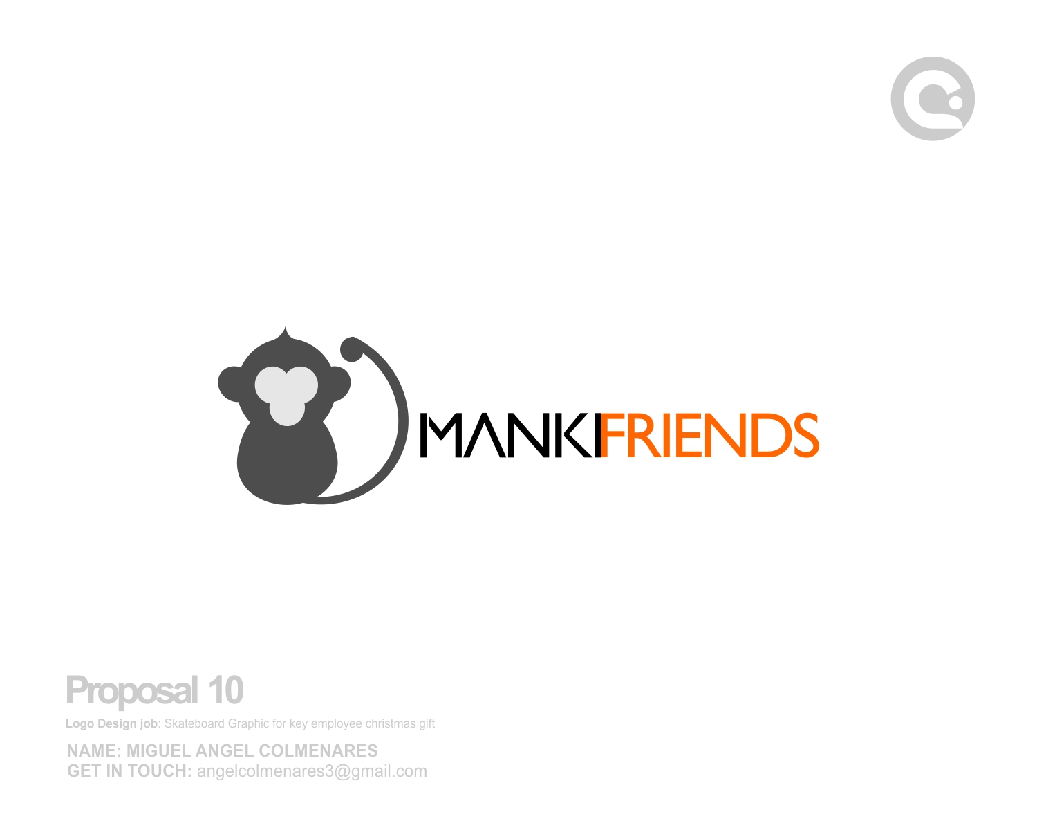 Logo Design by angelcolmenares3 for manki friends | Design #13319761