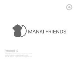 Logo Design by angelcolmenares3 for manki friends | Design: #13332882