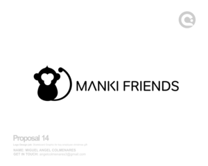 Logo Design by angelcolmenares3 for manki friends | Design: #13339244