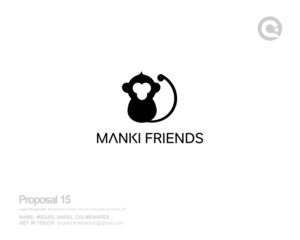 Logo Design by angelcolmenares3 for manki friends | Design: #13339245