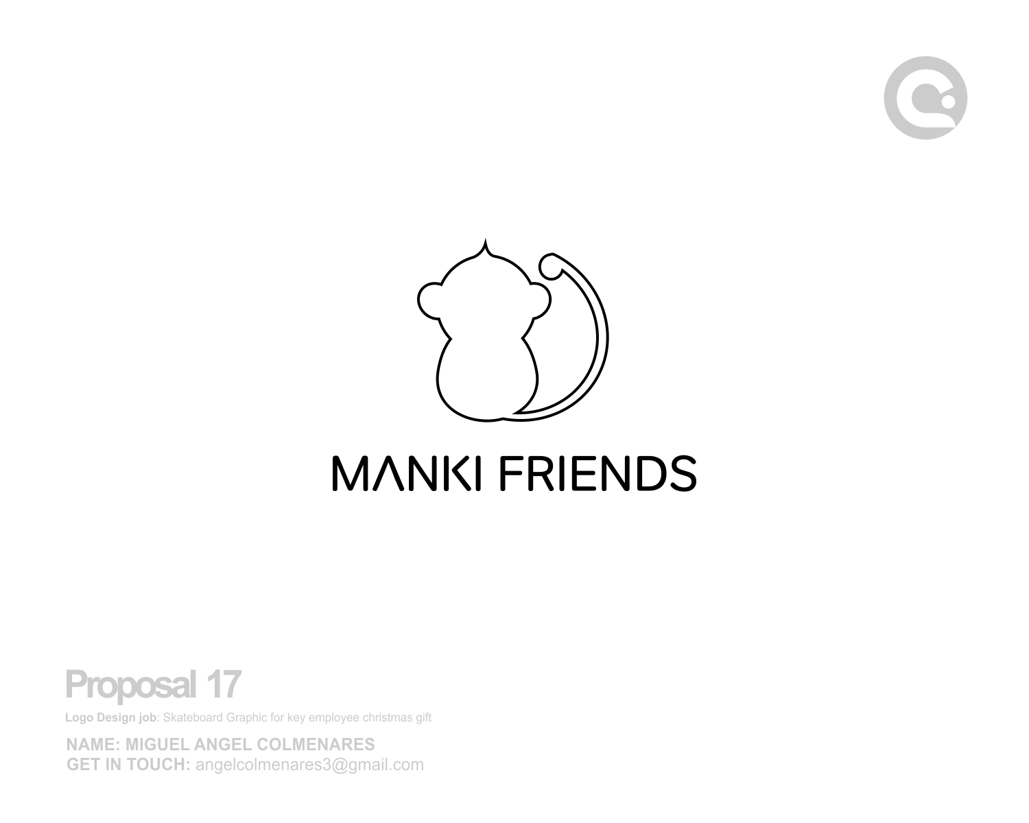 Logo Design by angelcolmenares3 for manki friends | Design #13339290