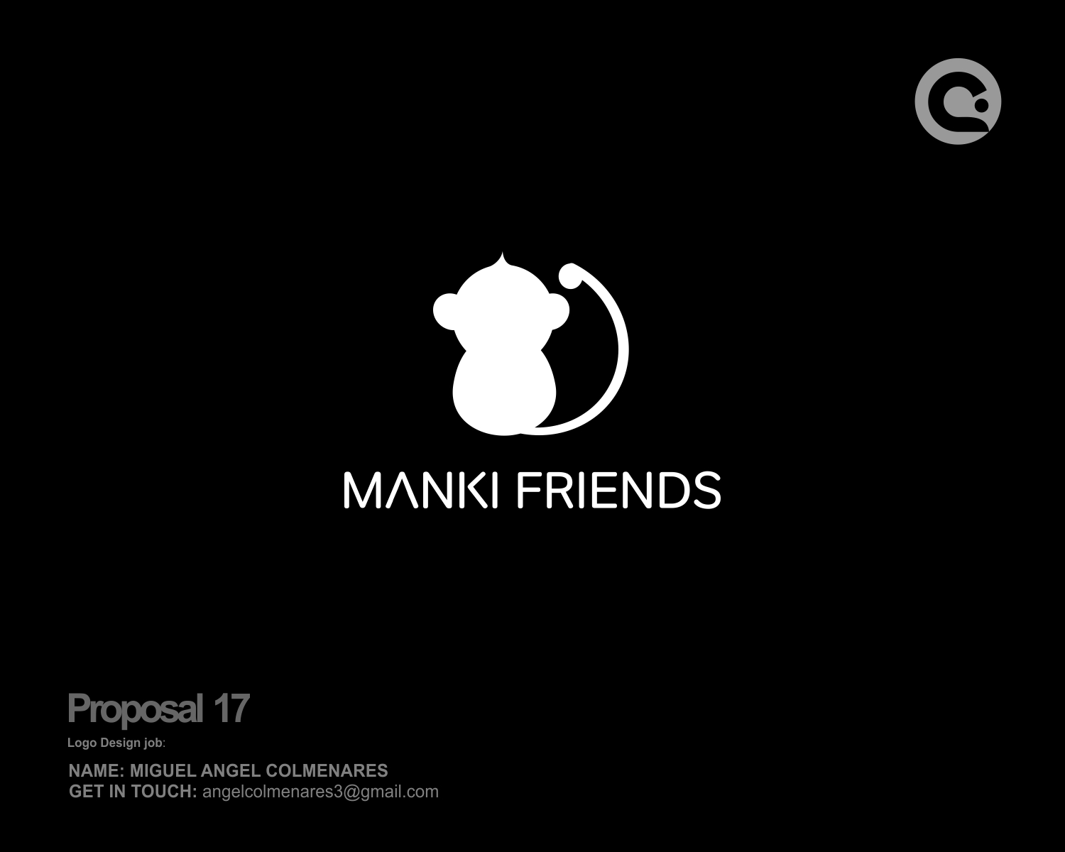 Logo Design by angelcolmenares3 for manki friends | Design #13339299