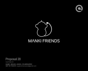 Logo Design by angelcolmenares3 for manki friends | Design: #13339410