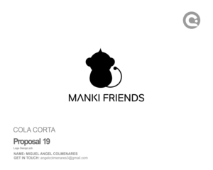 Logo Design by angelcolmenares3 for manki friends | Design: #13350317