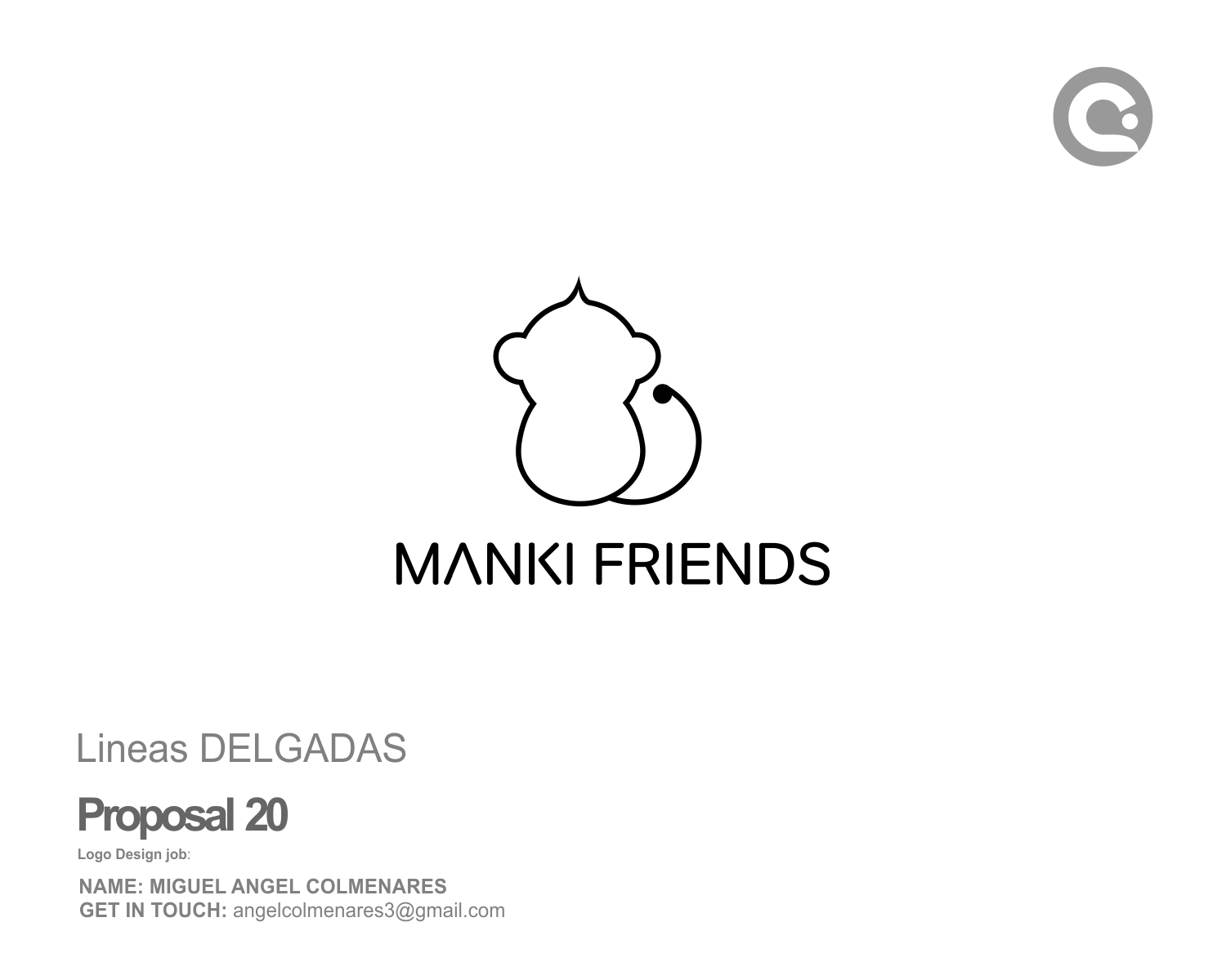 Logo Design by angelcolmenares3 for manki friends | Design #13350318