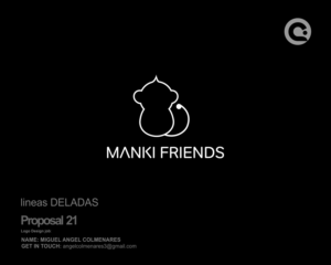 Logo Design by angelcolmenares3 for manki friends | Design: #13350319
