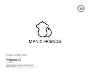 Logo Design by angelcolmenares3 for manki friends | Design: #13350353