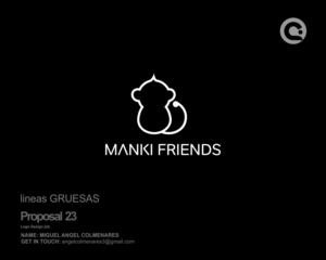 Logo Design by angelcolmenares3 for manki friends | Design: #13350354