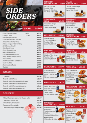 Menu Design by Impressive Solutions for this project | Design: #13244196