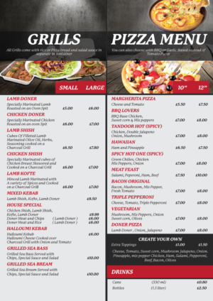 Menu Design by Impressive Solutions for this project | Design: #13337434