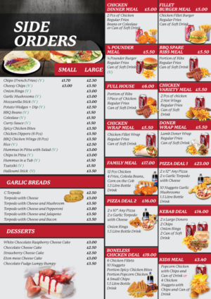 Menu Design by Impressive Solutions for this project | Design: #13337435
