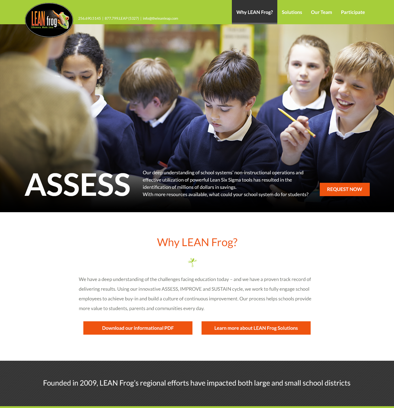 Web Design by Lyre de Stravabond for LEAN Frog | Design #13288989
