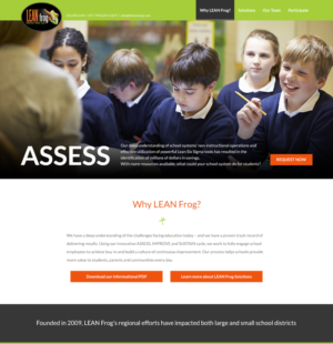 Diseño Web por Lyre de Stravabond para LEAN Frog | Diseño: #13288989