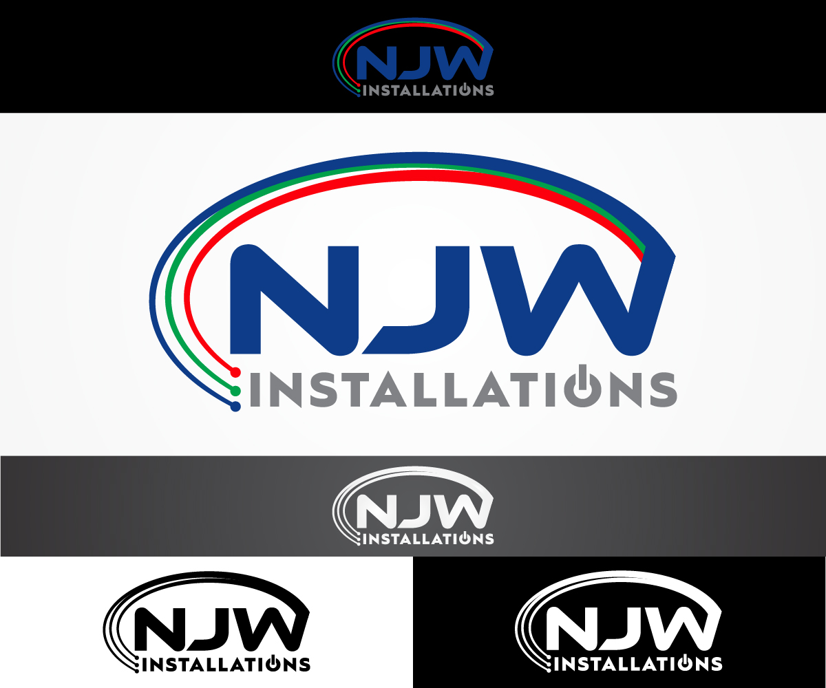 Logo Design by sangeloenriquez for NJW Installations Ltd | Design #13230959