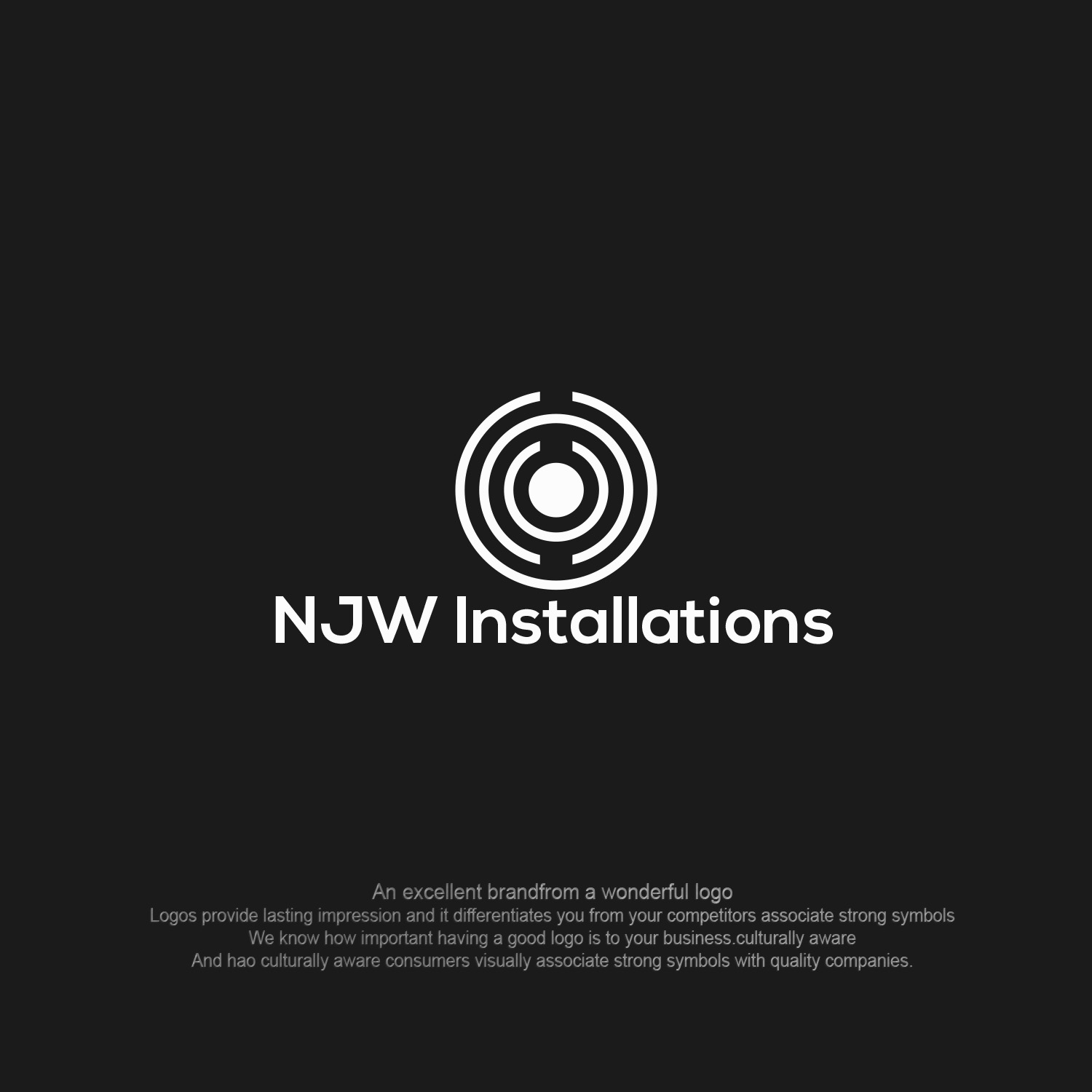 Diseño de Logo por JasonE para NJW Installations Ltd | Diseño #13221177
