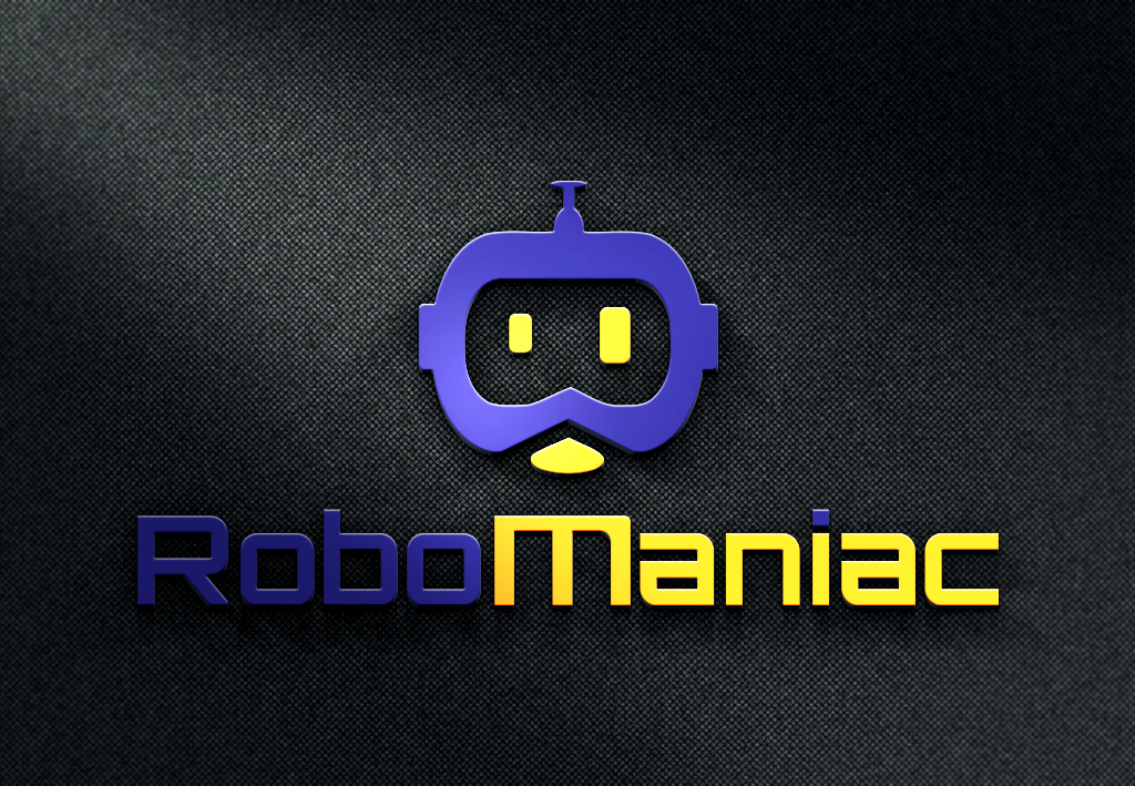 Diseño de Logo por johnnyblackman para Robomaniac | Diseño #13220762