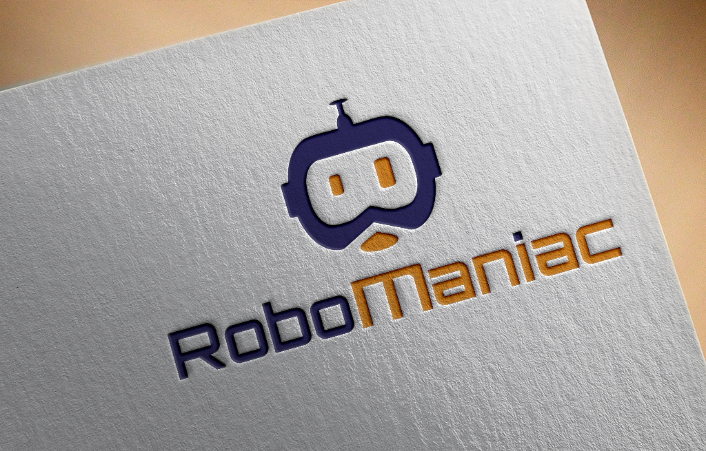 Logo Design by johnnyblackman for Robomaniac | Design #13220763