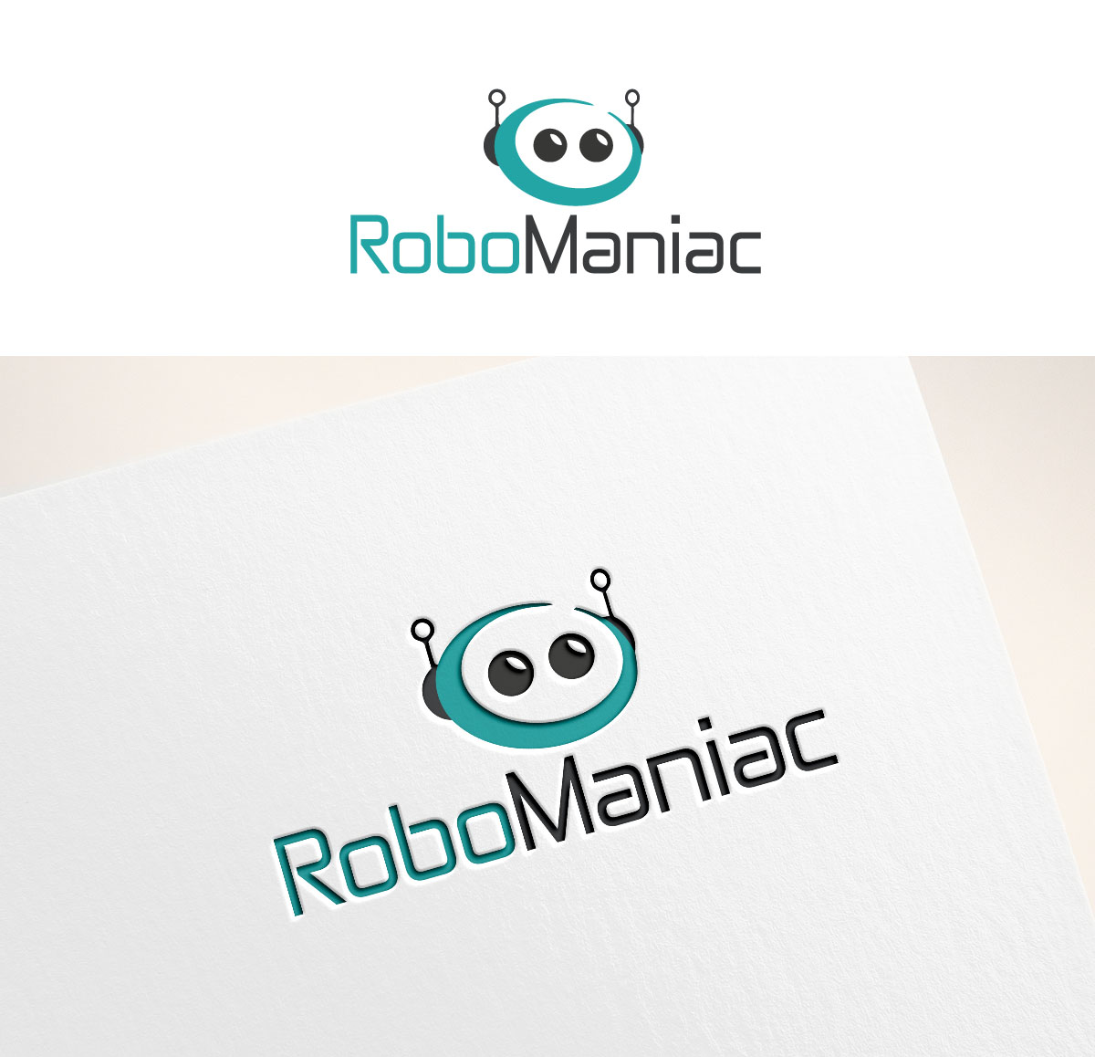 Diseño de Logo por abstraxt para Robomaniac | Diseño #13211119
