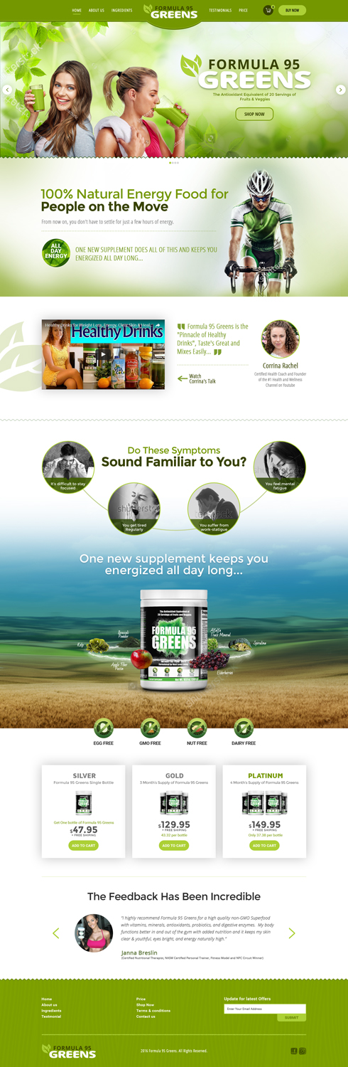 Web Design by sirindesigner for F95 Ventures LLC | Design #14221055