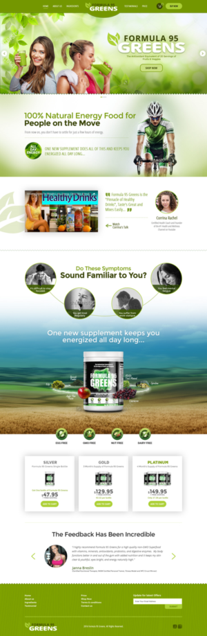 Web Design by sirindesigner for F95 Ventures LLC | Design: #14221055