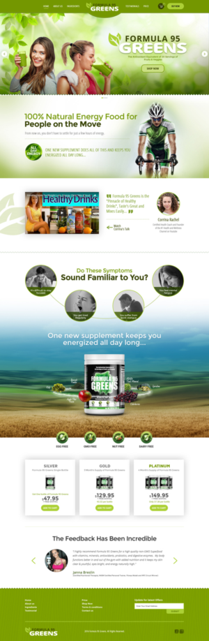 Web Design by sirindesigner for F95 Ventures LLC | Design: #14245841
