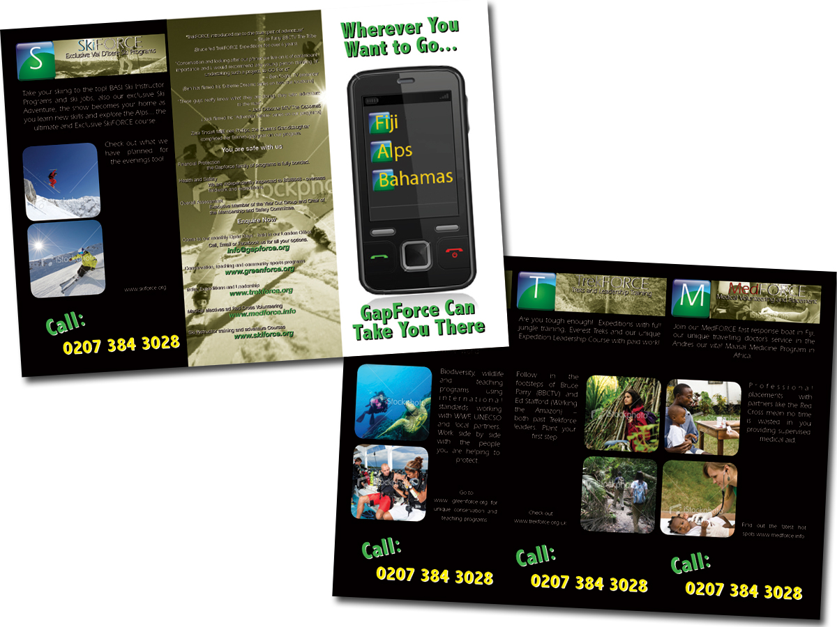 Diseño de Brochure por Kings Bishop Design para Gapforce | Diseño #540365