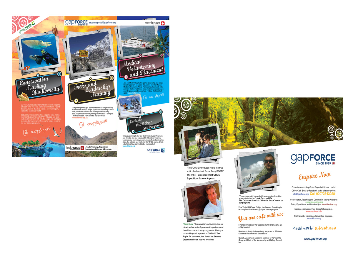 Diseño de Brochure por Asgard Advertising para Gapforce | Diseño #540883