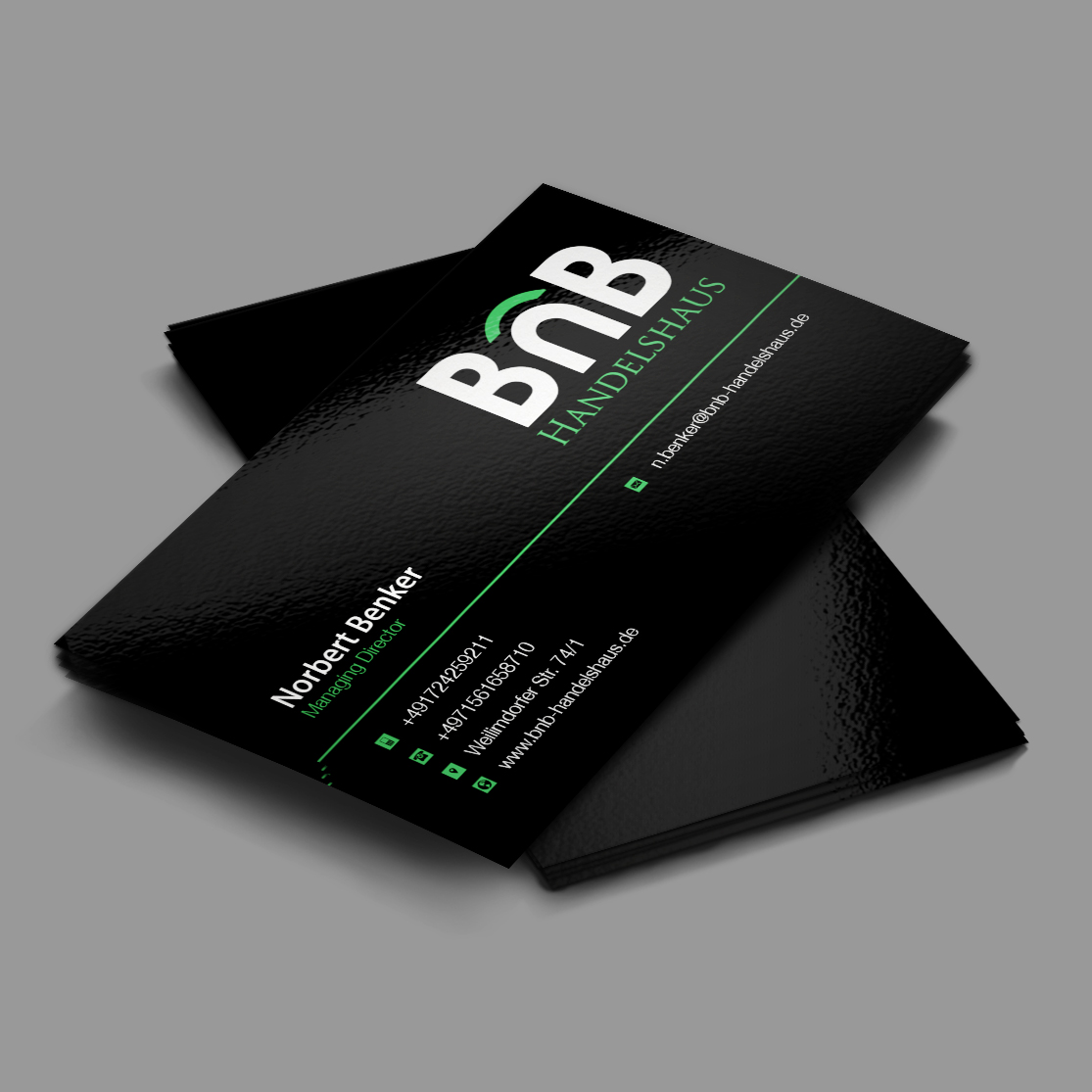 Business Card Design by Pixi Dust for BnB Handelshaus | Design #13232116