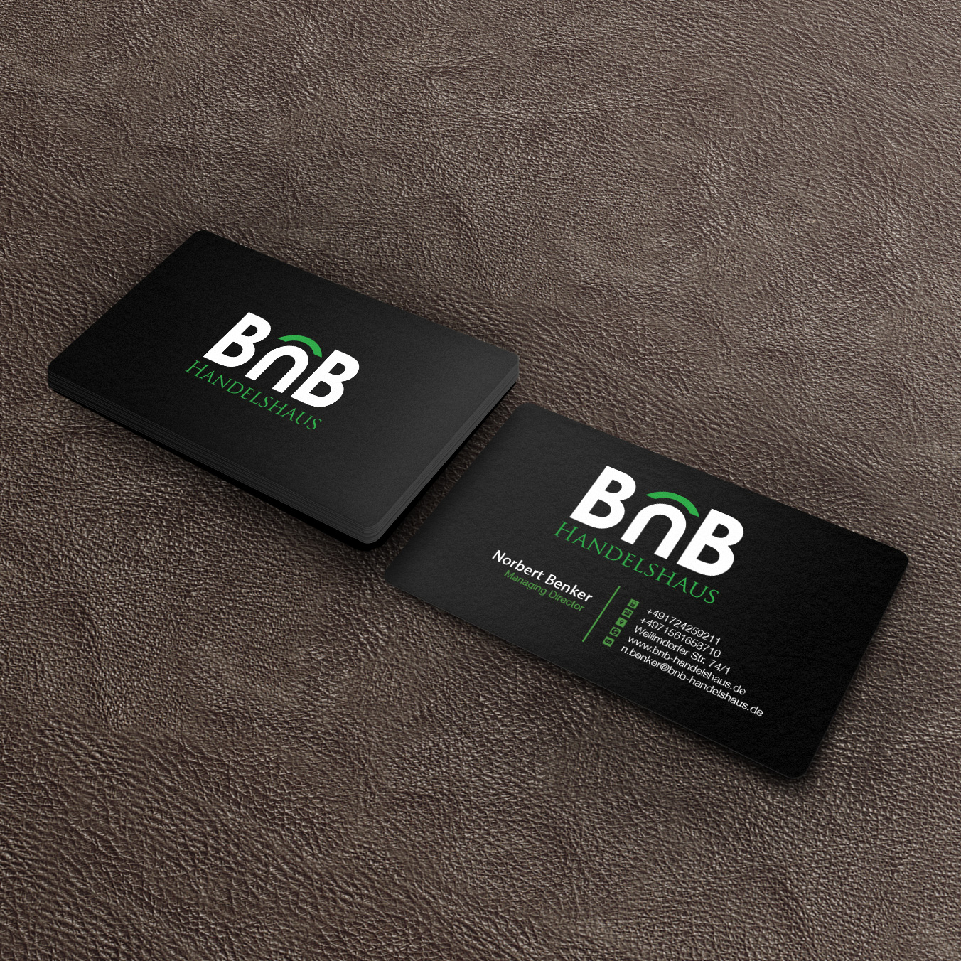 Business Card Design by Pixi Dust for BnB Handelshaus | Design #13232117