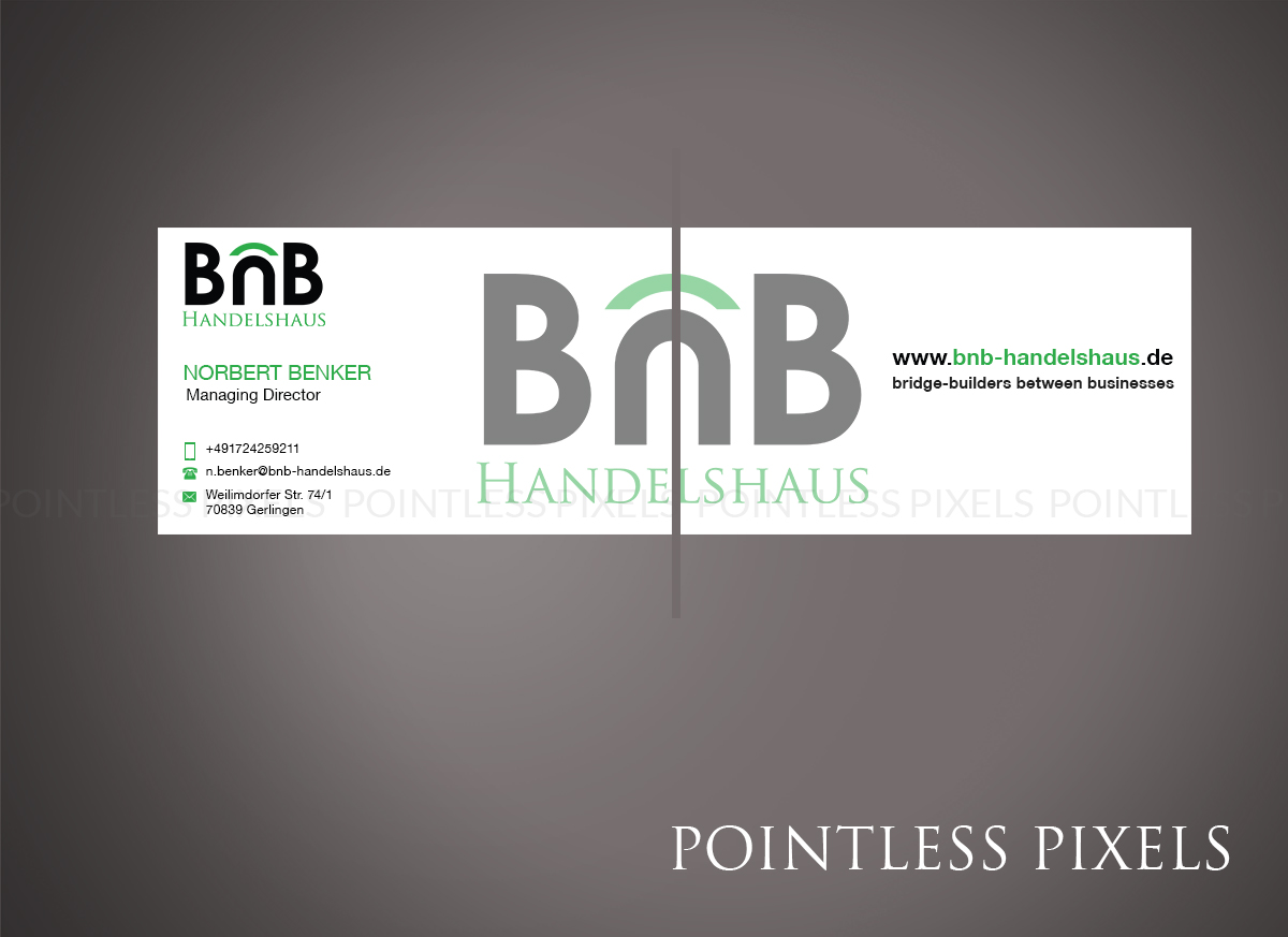 Business Card Design by Pointless Pixels India for BnB Handelshaus | Design #13228130