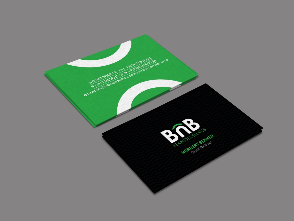 Business Card Design by creativeride for BnB Handelshaus | Design #13297050