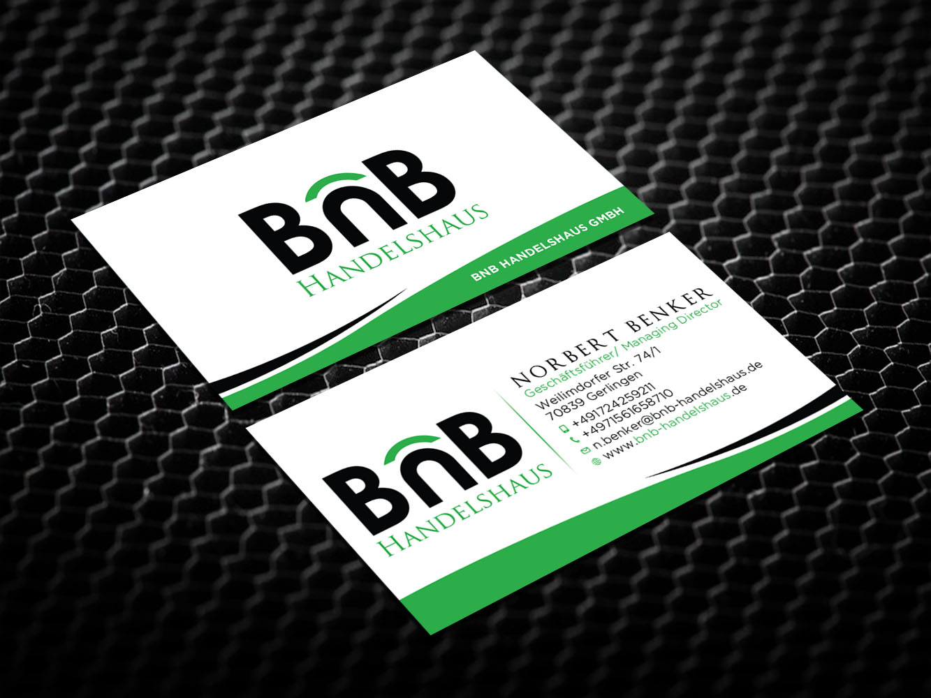 Business Card Design by Verified artistry for BnB Handelshaus | Design #13332860