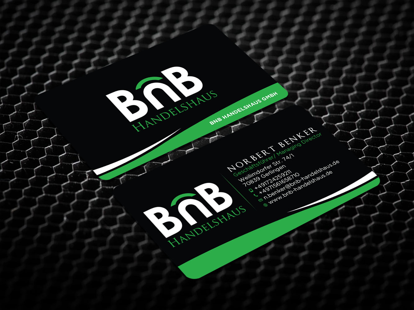 Business Card Design by Verified artistry for BnB Handelshaus | Design #13332861