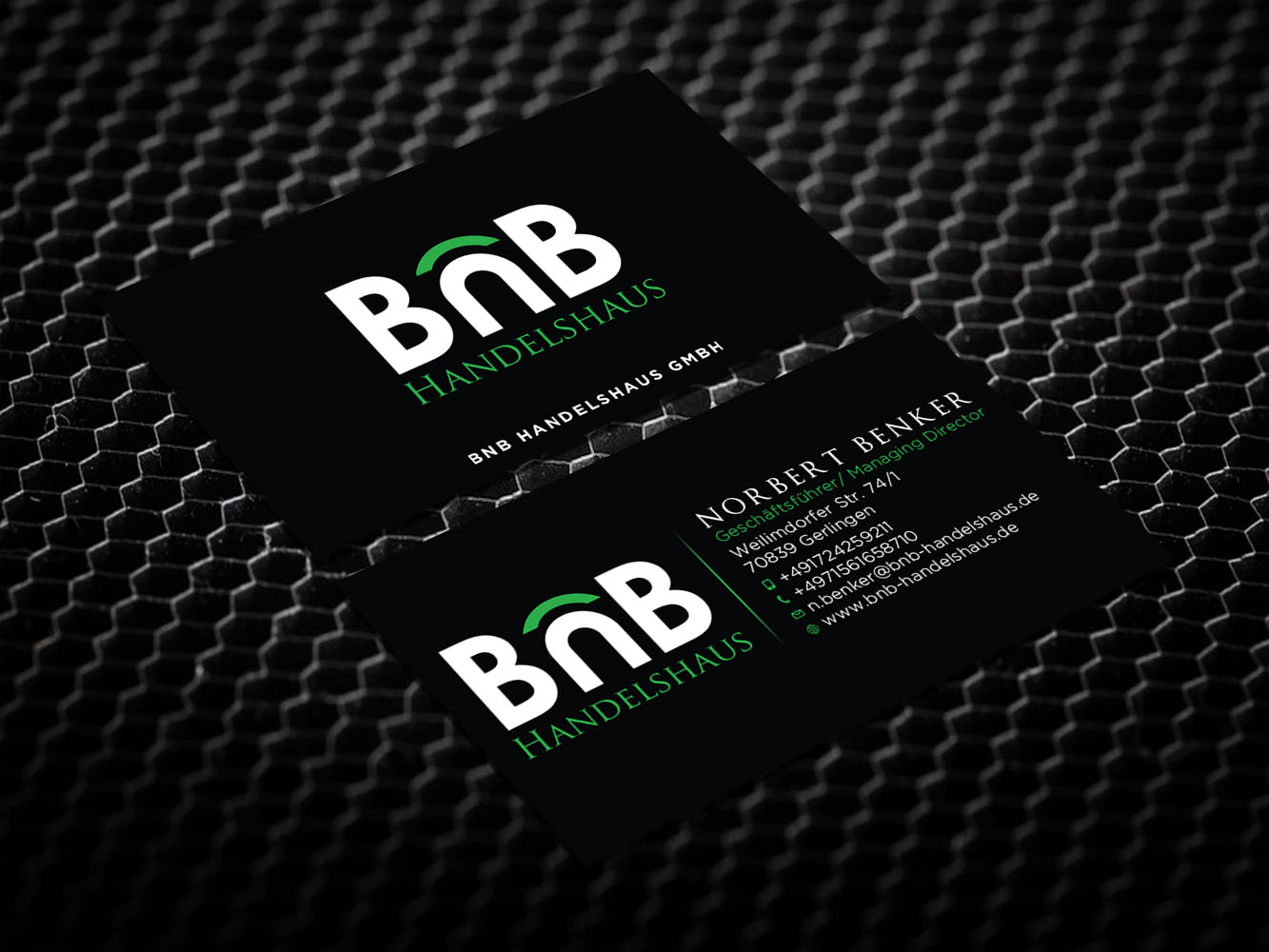 Business Card Design by Verified artistry for BnB Handelshaus | Design #13332862