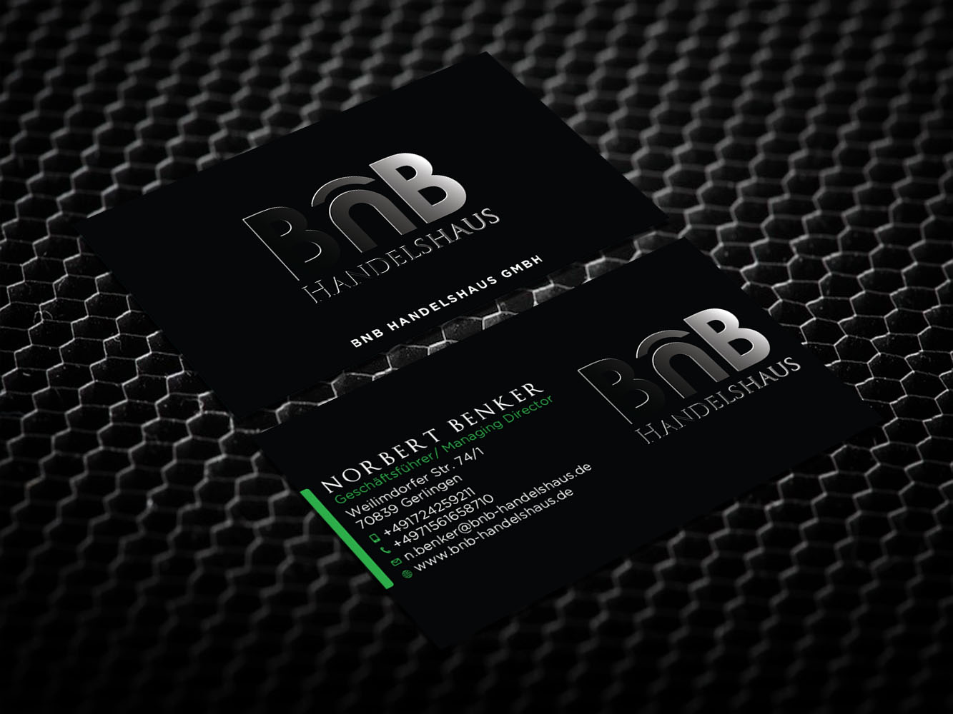 Business Card Design by Verified artistry for BnB Handelshaus | Design #13332867
