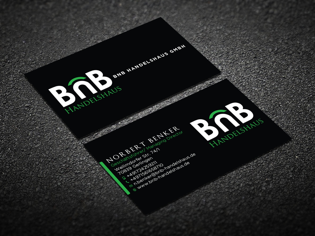Business Card Design by Verified artistry for BnB Handelshaus | Design #13333952