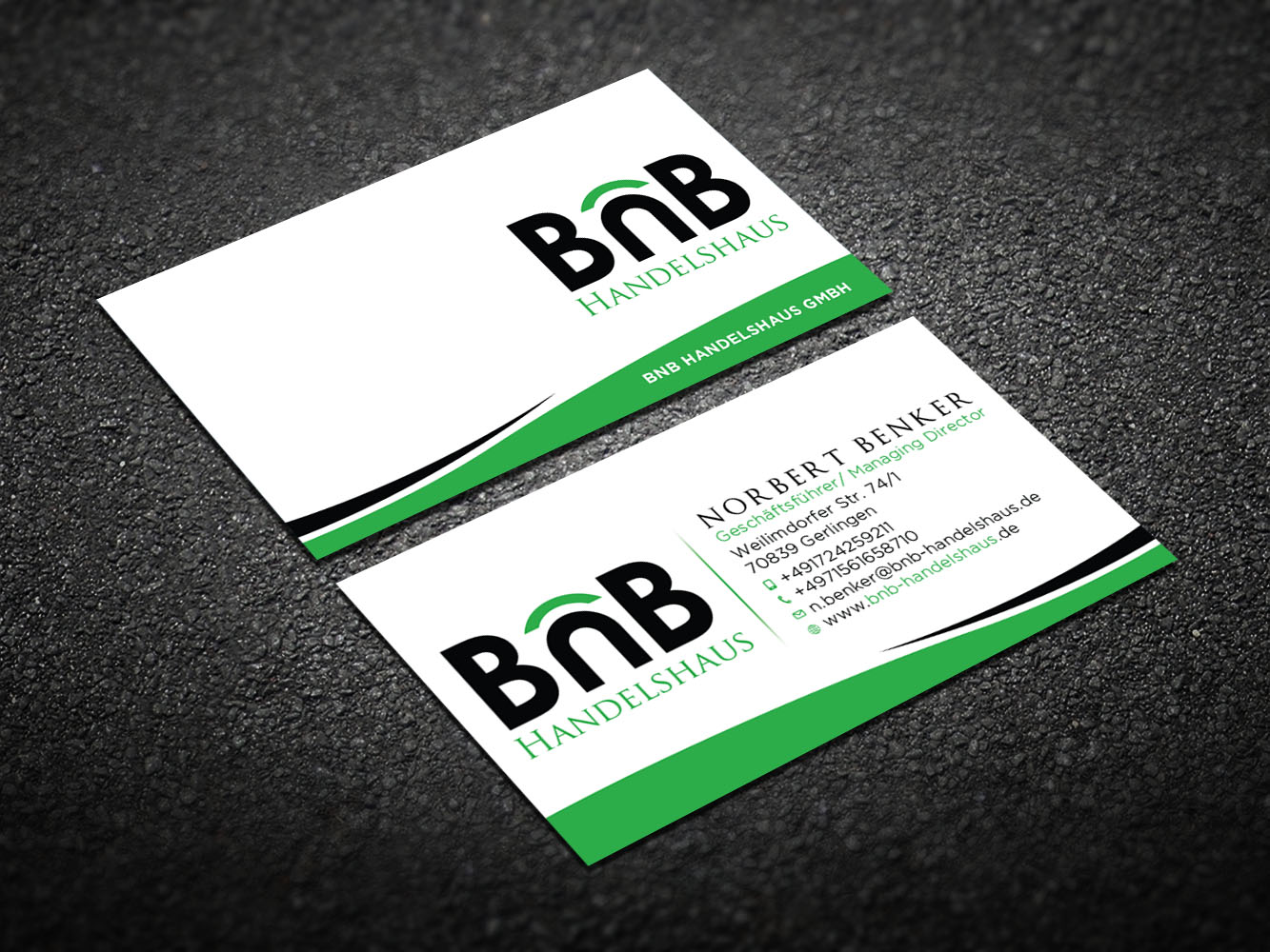 Business Card Design by Verified artistry for BnB Handelshaus | Design #13334214