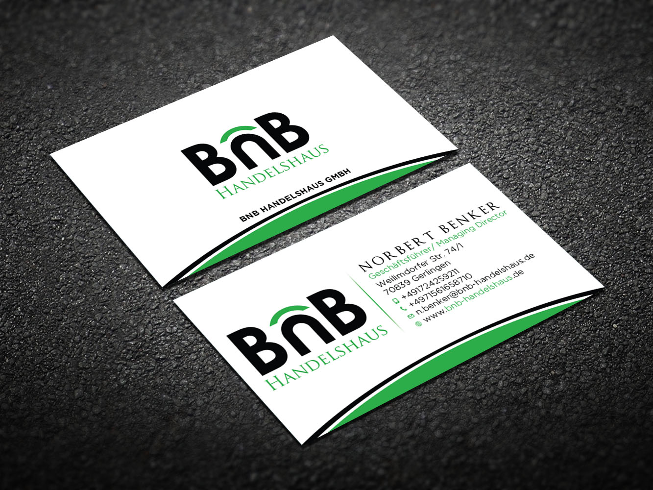 Business Card Design by Verified artistry for BnB Handelshaus | Design #13334406