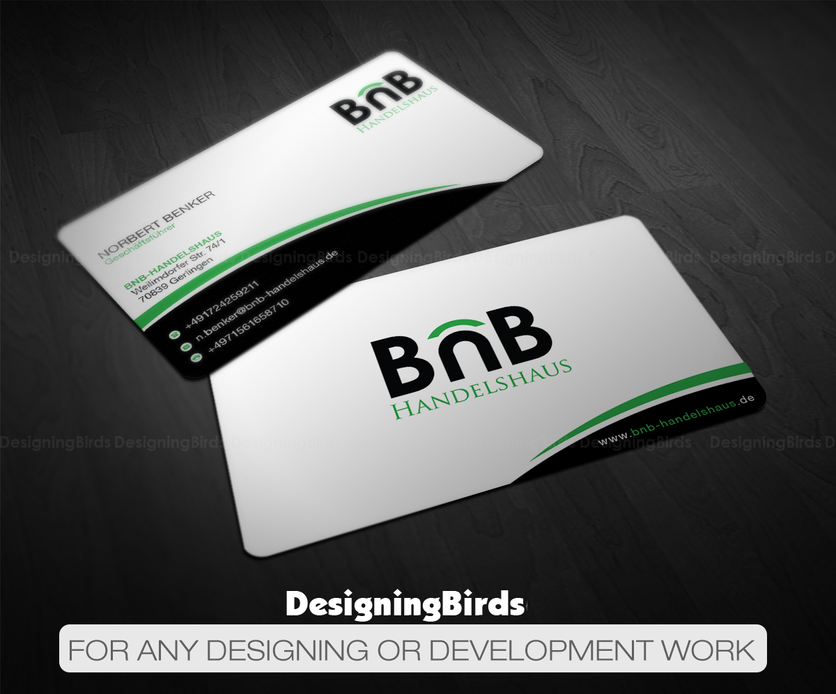 Design de Carte de Visite par Designing Birds pour BnB Handelshaus | Design #13228295