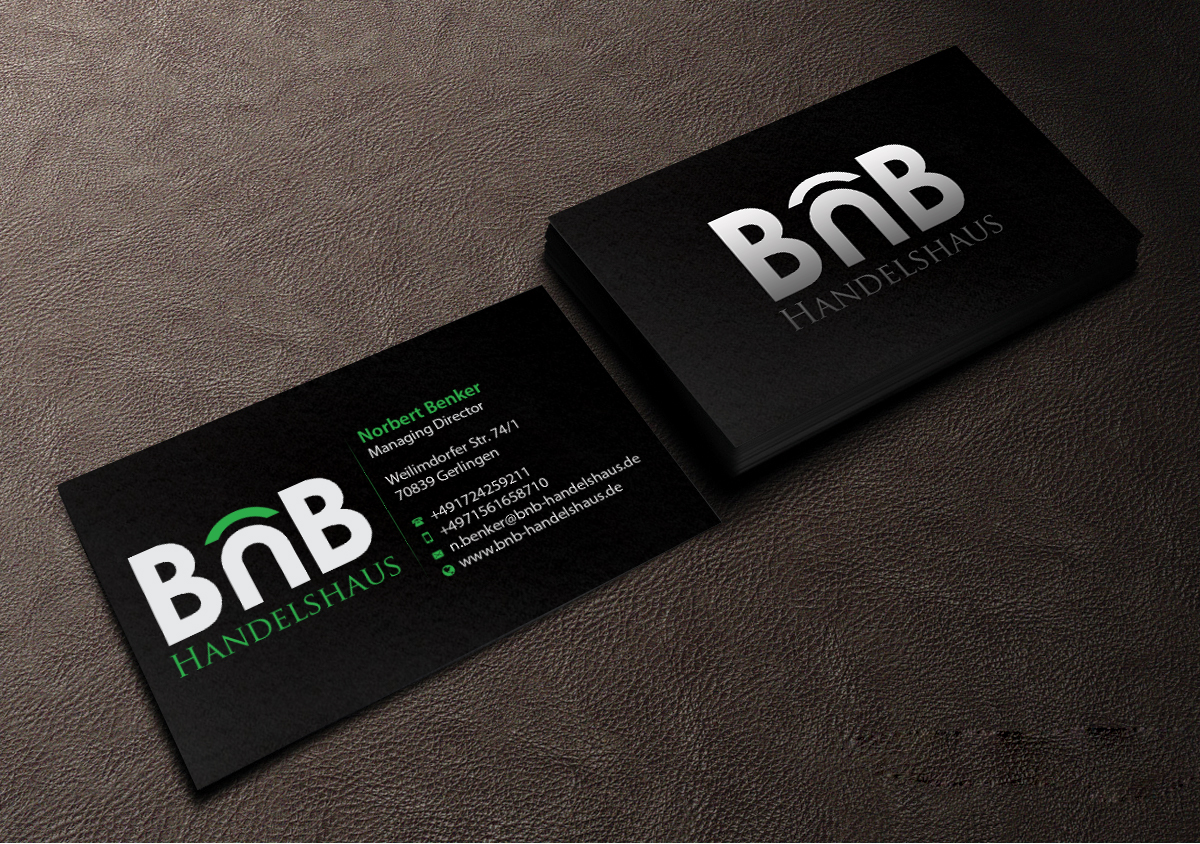 Visitenkarten-Design von Creations Box 2015 für BnB Handelshaus | Design #13238511