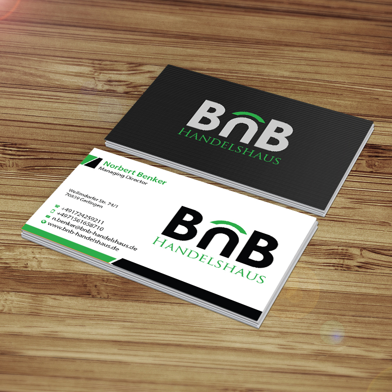 Business Card Design by Creations Box 2015 for BnB Handelshaus | Design #13238521