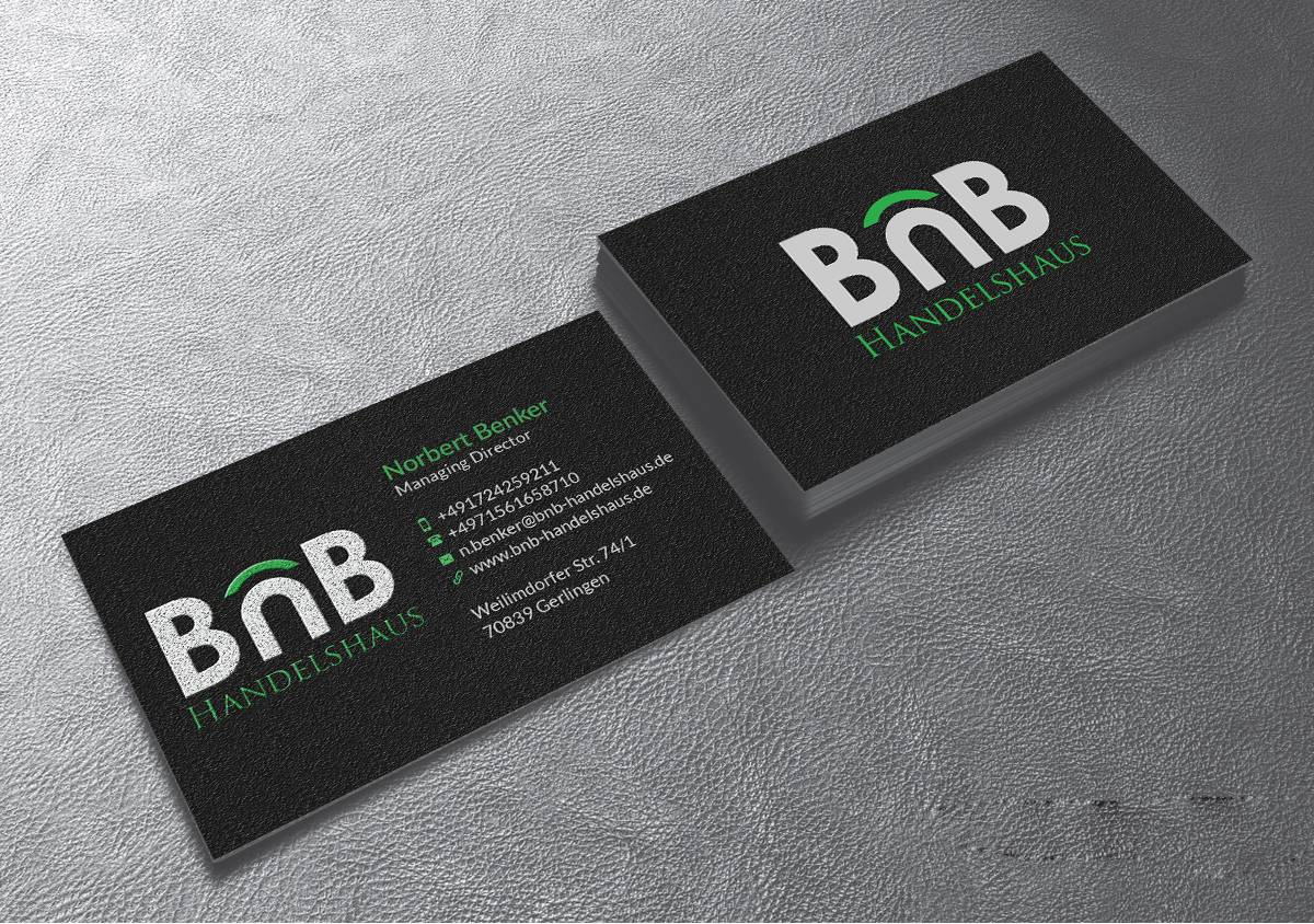 Business Card Design by Creations Box 2015 for BnB Handelshaus | Design #13238523
