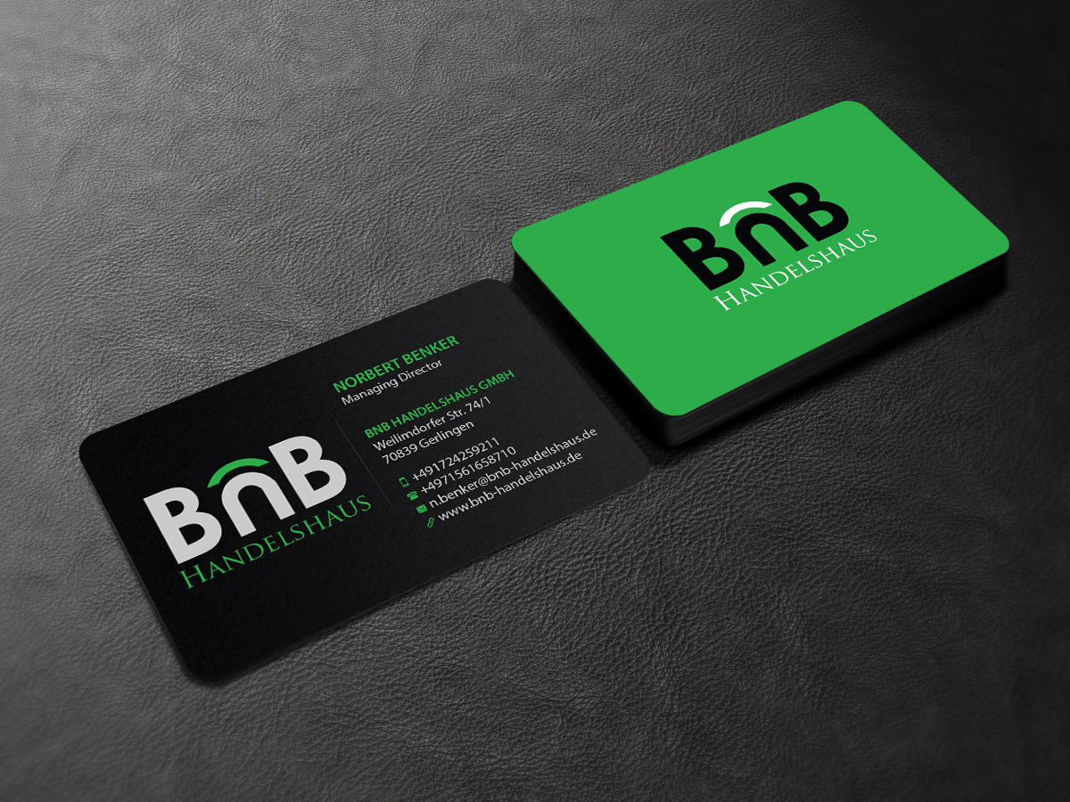 Business Card Design by Creations Box 2015 for BnB Handelshaus | Design #13238526