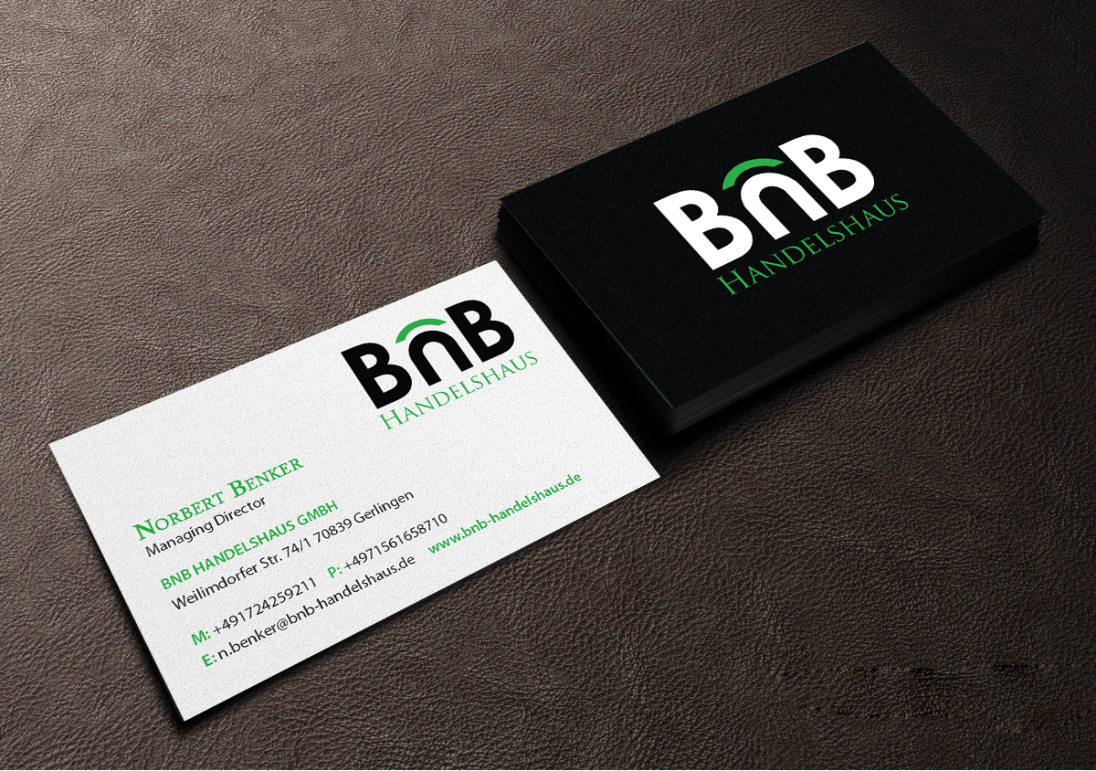 Business Card Design by Creations Box 2015 for BnB Handelshaus | Design #13238555
